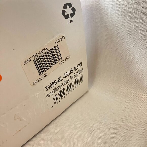 HORZE Women's 8.5W Rover Tall Field Boots Synthetic Leather Horse Riding Boot - Picture 8 of 9